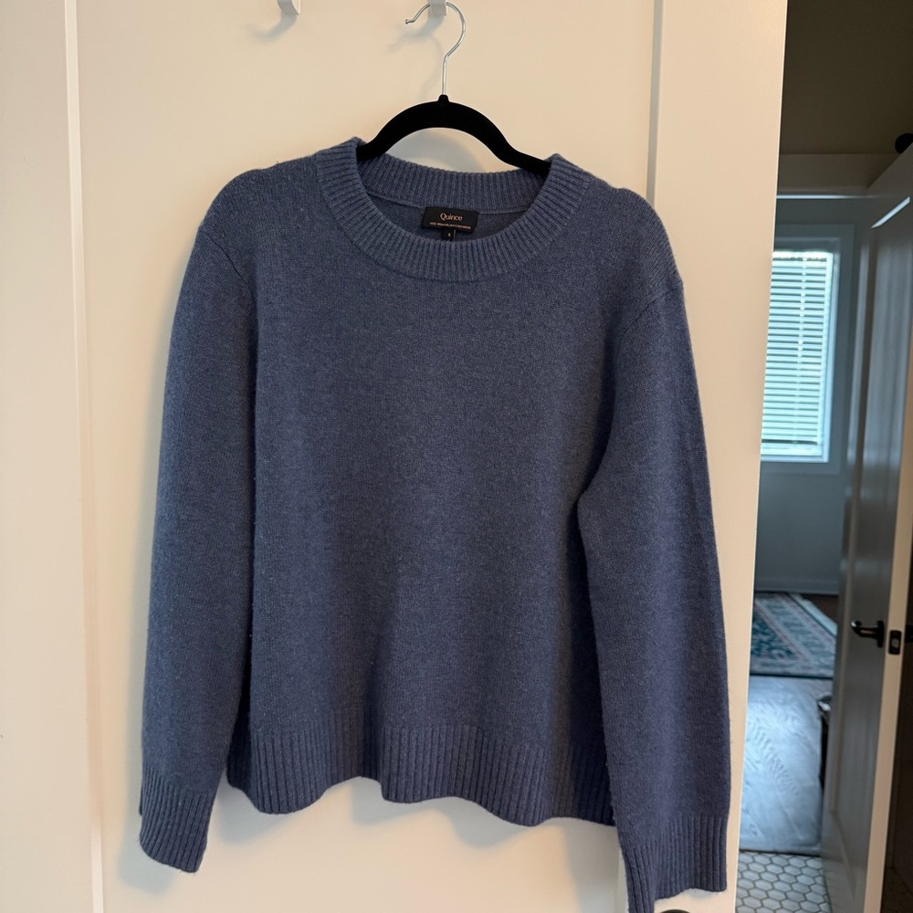 Quince Mongolian Cashmere Oversized Crewneck Sweater